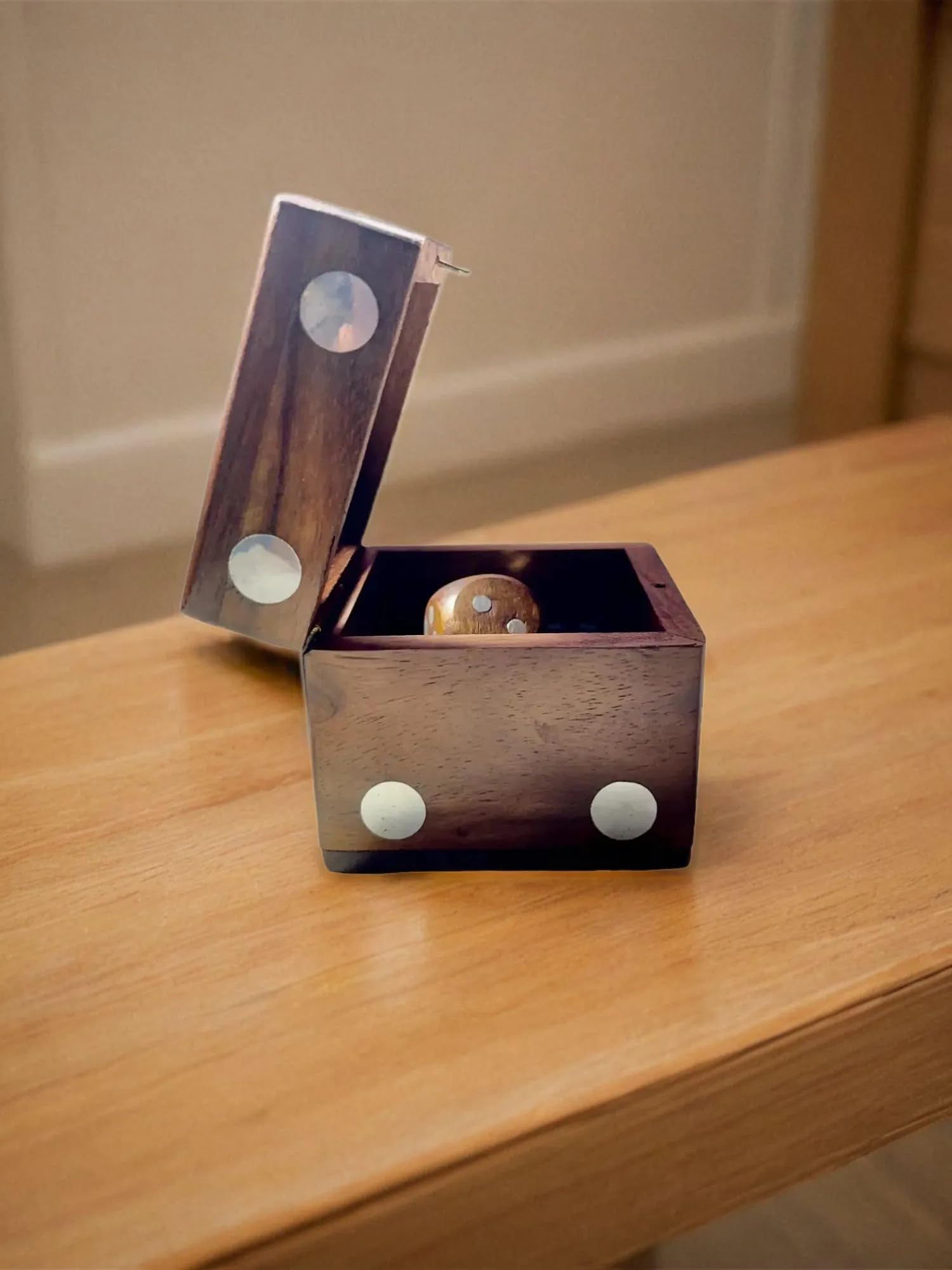 SH INNOVATION Vintage Handmade Wooden Dice Set, 20 mm, 5 Complete Dices, with Storage Box (B0DC3JKDNP) Amazon Price History, Amazon Price Tracker