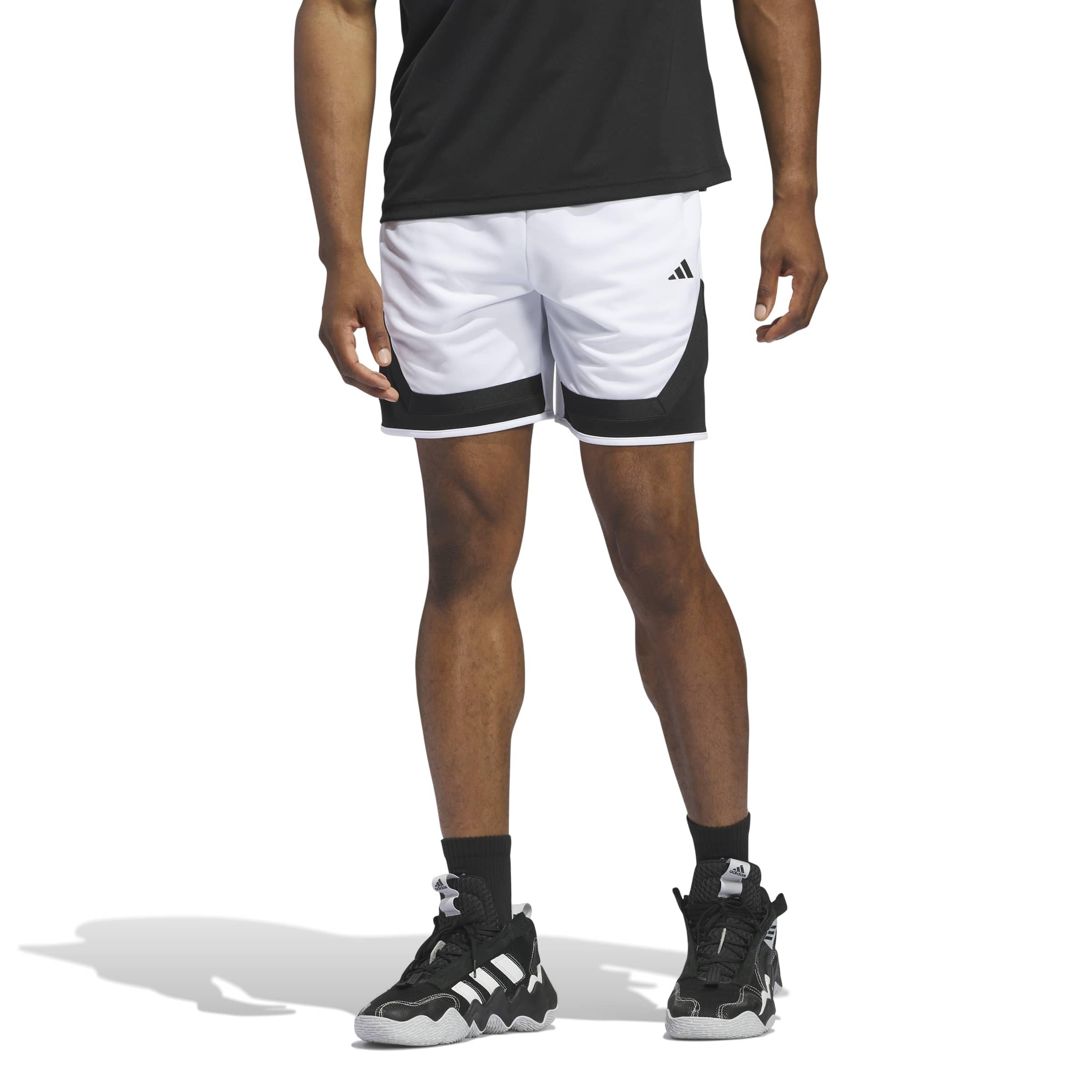 adidas Mens Pro Block Basketball Shorts