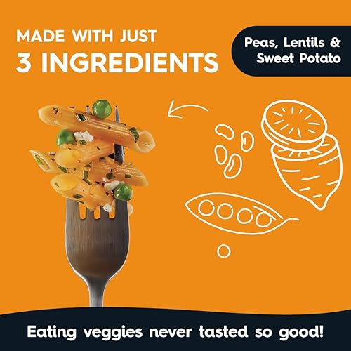 Miniatura 4 de Veggiecraft Farms Penne Pasta - Pasta baja en carbohidratos, alta en proteínas, hecha con batata, lentejas y guisantes, sin gluten, fideos de pasta