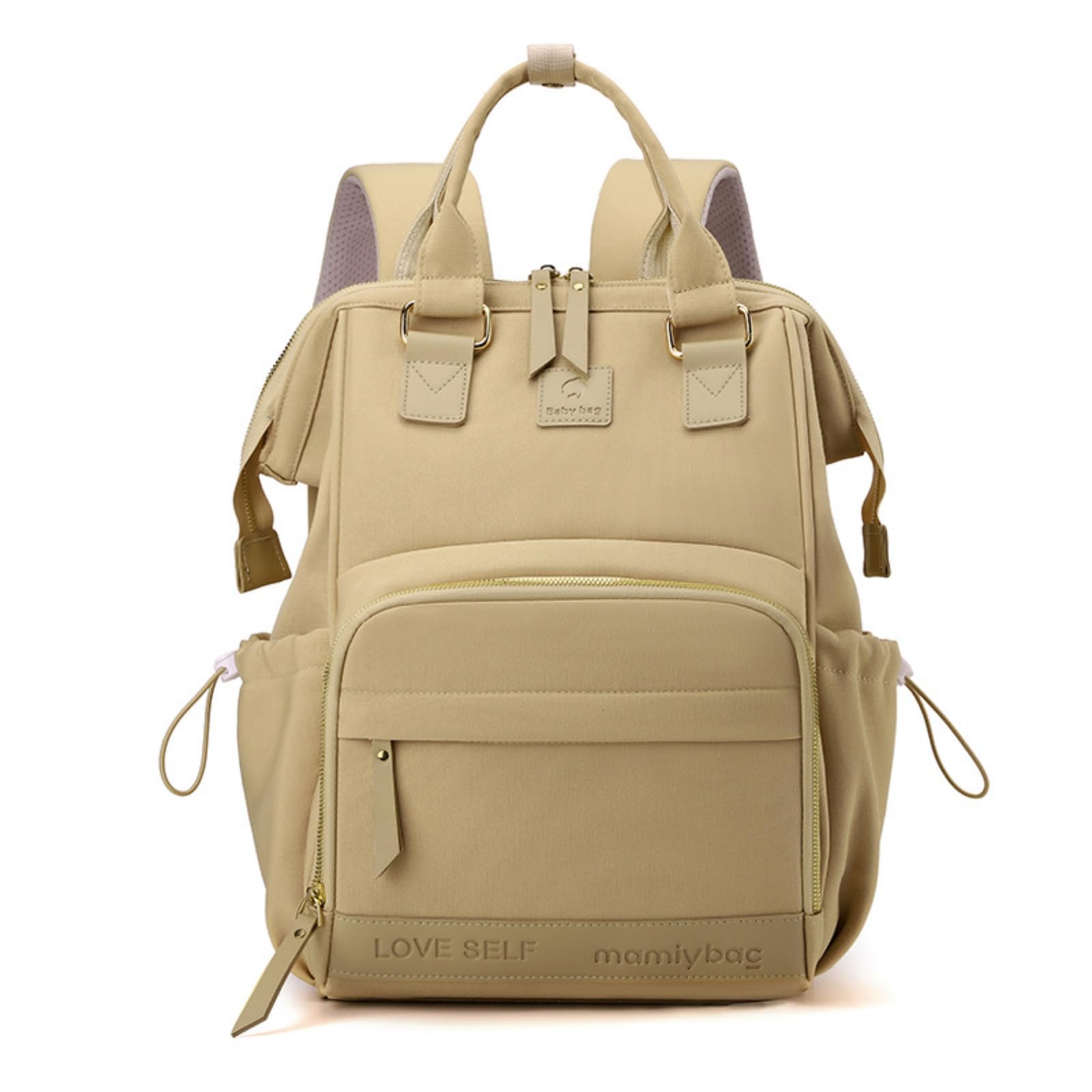 TISHITA Mochila Pañales Gran Capacidad Bolso Marnidad Libres Pañalera para Paseos, Beige, color to 2