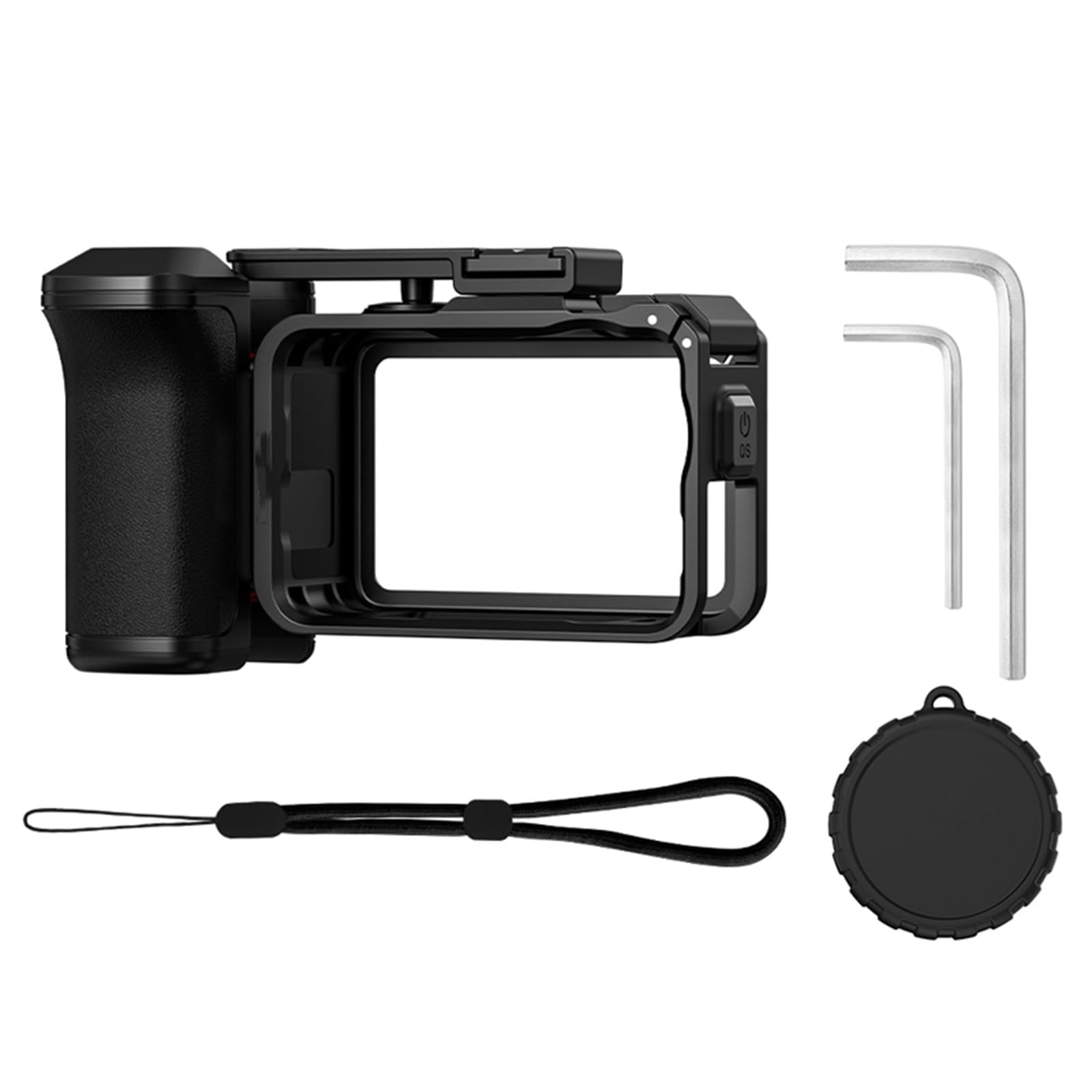 OSMO Action 6 zestaw uchwytów do DJI Osmo Action 6, zestaw uchwytów do fotografii ulicznej Xplorer z przyciskiem migawki, osłonką obiektywu i smyczą (zestaw uchwytów do fotografii ulicznej)