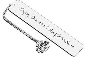 Thank You Appreciation Gifts for Graduate Students Bookmark Engraved Sturdy Metal Bookmarks with Tassel