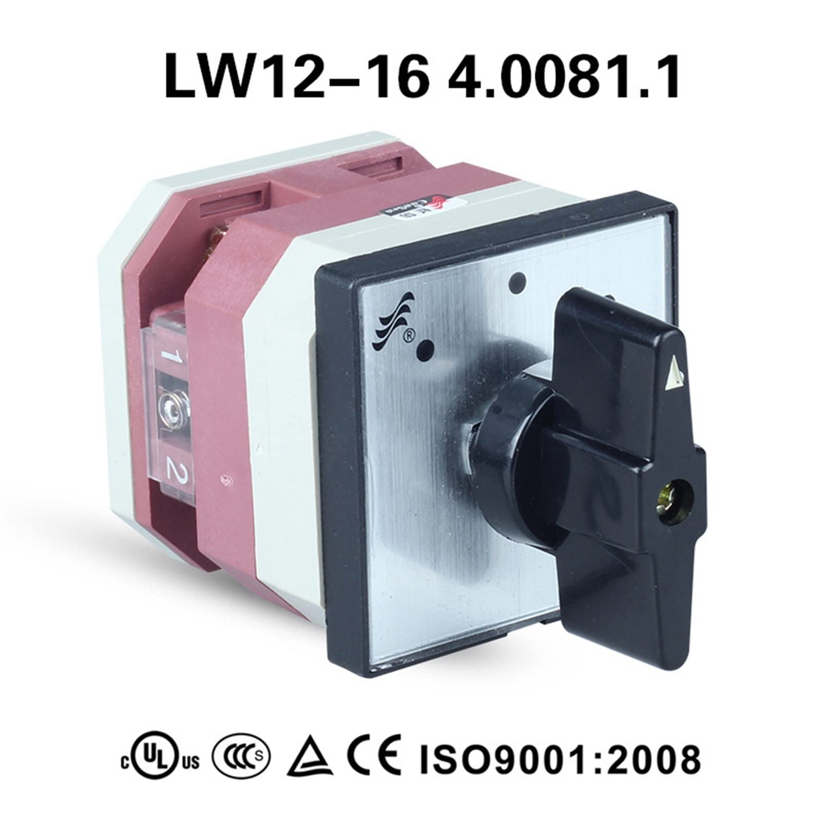 Ersatzteile 1 Stück CAM-Schalter LW12-16 4.0081.1 1-Positionen-Drehschalter 16A 1 Position 3-poliger Umschalt-Cam-Universalschalter