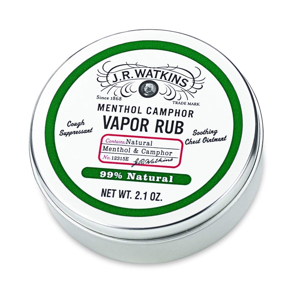 J.R. Watkins Menthol Vapor Rub - 2.1 oz