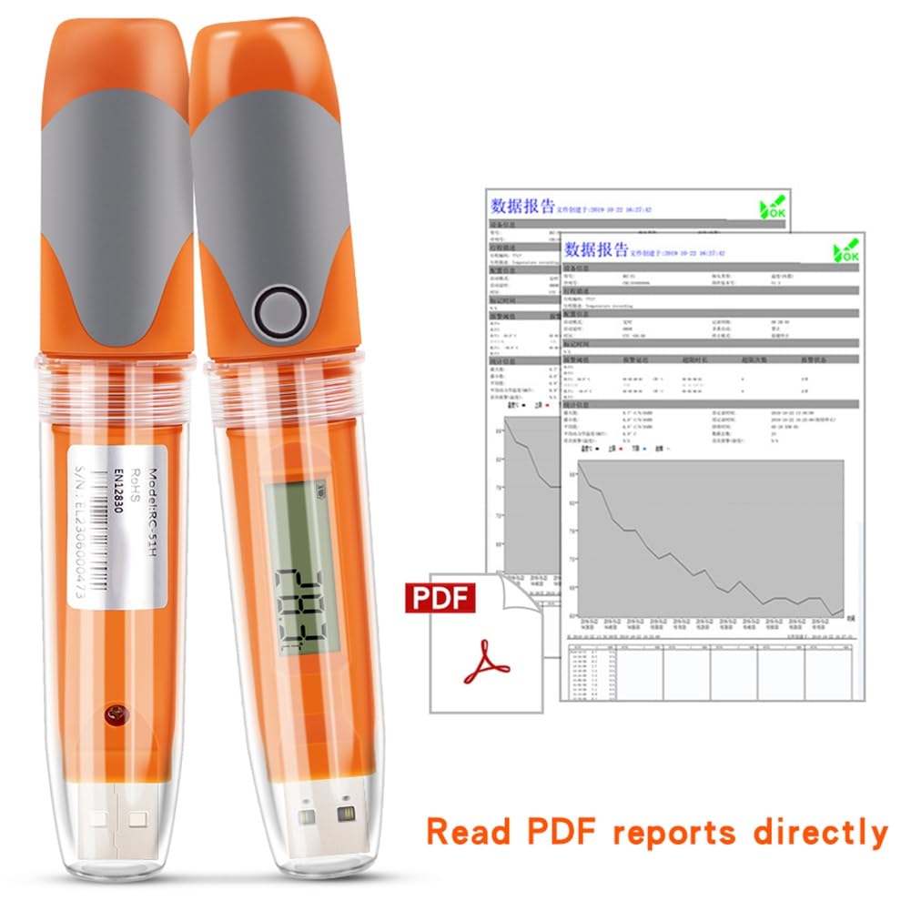 RC-51H Rejestrator temperatury i wilgotności USB z funkcją rejestrowania wysokich danych
