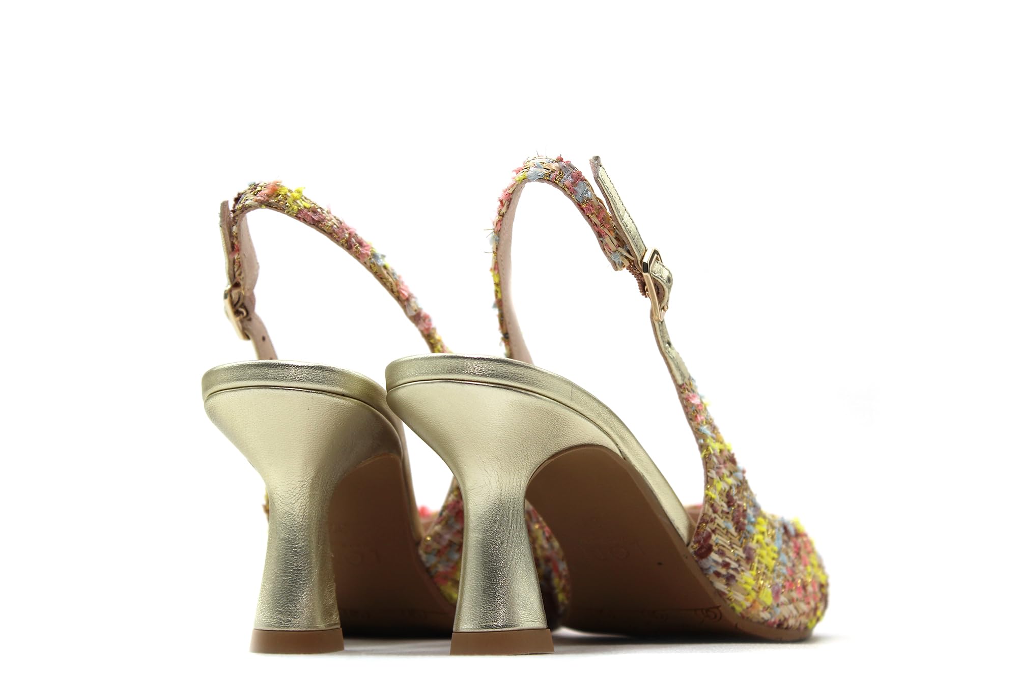 LODI - Zapato de salón Destalonado con Puntera Fina,tacón,Tela,Suela de Goma, para: Mujer