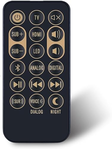 Mando a Distancia de Repuesto para Barra de Sonido Klipsch RSB-3 RSB-8 RSB-6 R4B R-4B RSB-11 RSB-14