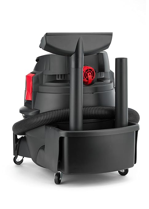 Aspiradora Vertical 16 Galones 120W con Ruedas miniatura 9