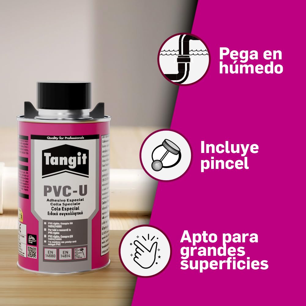 Henkel 14010610 Pegamento Tangit PVC Rigido 1000 gr.