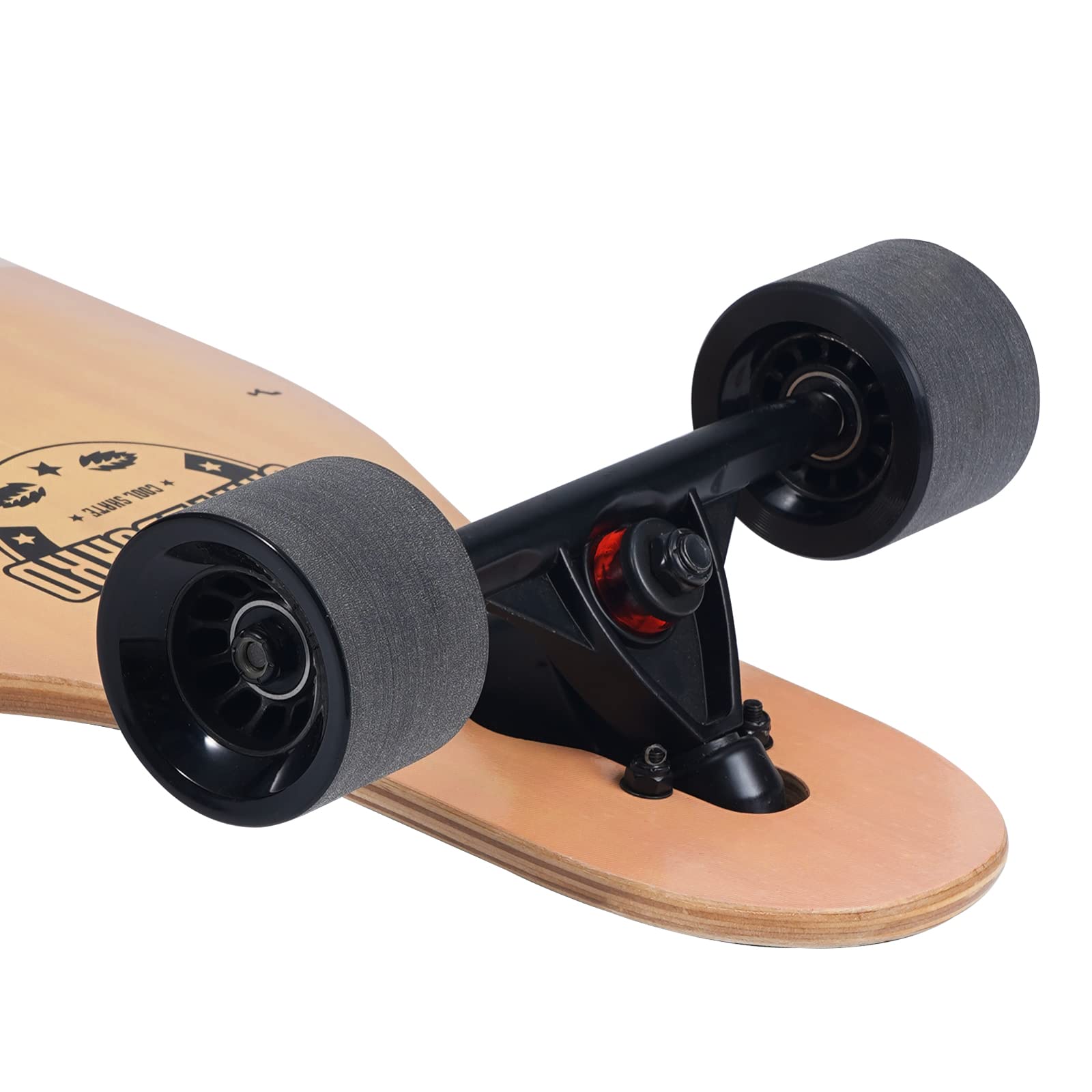 Skateboard Longboard complet en érable naturel 8 plis pour cruiser, sculpter, free-style et descente avec T-Tool Valley 41"