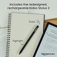 Kobo Elipsa 2E E-olvasó 10,3" Tükröződésmentes Érintőkijelzővel, ComfortLight PRO, Kobo Stylus 2 Tollal, 32GB, Wi-Fi, 14 Órás Akkumulátor 3