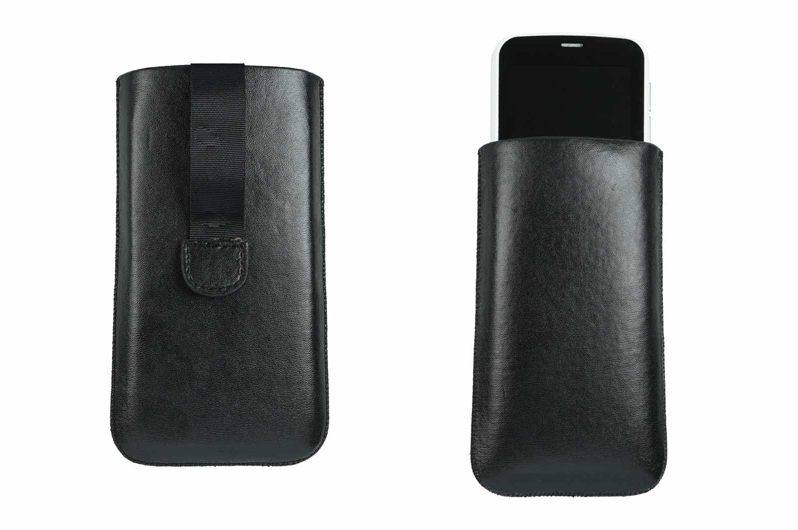 Housse Slide Poche Pour Doro Leva L10/X10, 1880, 5860 - Cuir Artificiel Noir, Protection élégante, Mécanisme Coulissant - 9