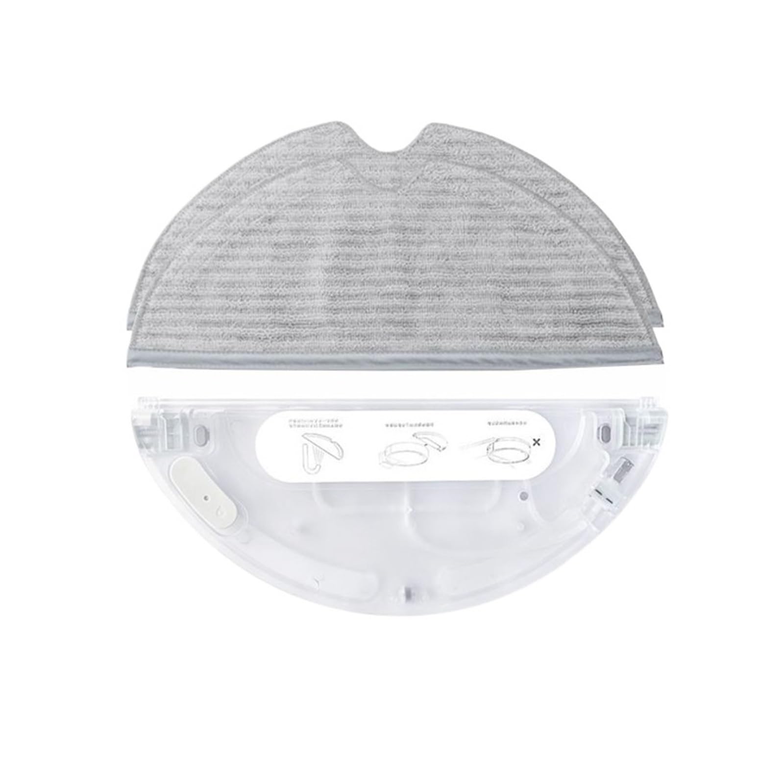 GENTERUN Water Tank ，Compatible For Xiaomi，Compatible For Dreame ，D9 L10 Pro 2C Robot Vacuum Sweeping Replaceable Electric jug(3pcs)