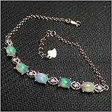 ブレスレット ブレスレットオパール オパール宝石ブレスレット 925シルバー 宝石ジュエリー 女の子向け（A-16Cm）