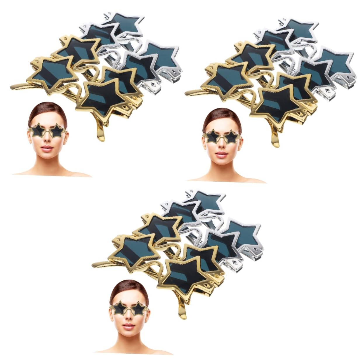 12stücke Stern Sonnenbrillen Lustige Starförmige Partybrillen Für Und Mädchen Accessoire Für Feiern Und Leicht Und Zu Tragen