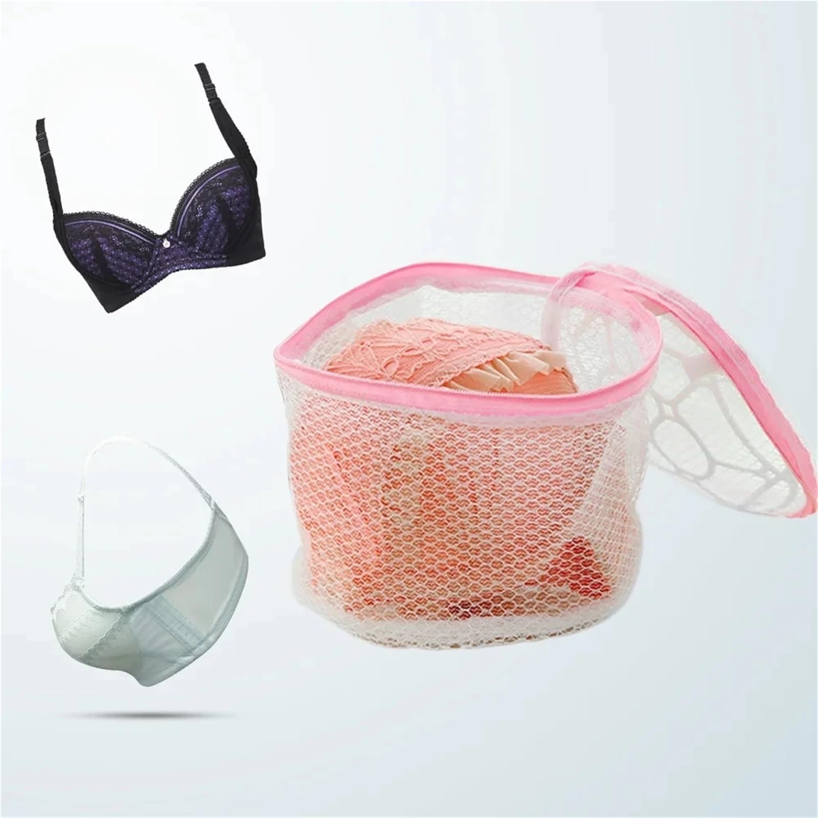 2/3/4 Stück Damen-Wäschebeutel for BHs, Unterwäsche, Wäschenetz, Socken-Organizer, Strumpfhalter, BH-Schutz(4pcs)