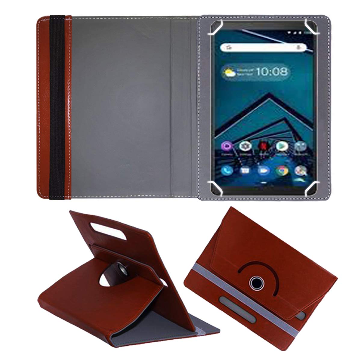 Fastway 7 Inch Rotating Leather Flip Case for Lenovo TAB V7 Tablet Cover Stand Brown (B07X7ZTB3L) Amazon Price History, Amazon Price Tracker