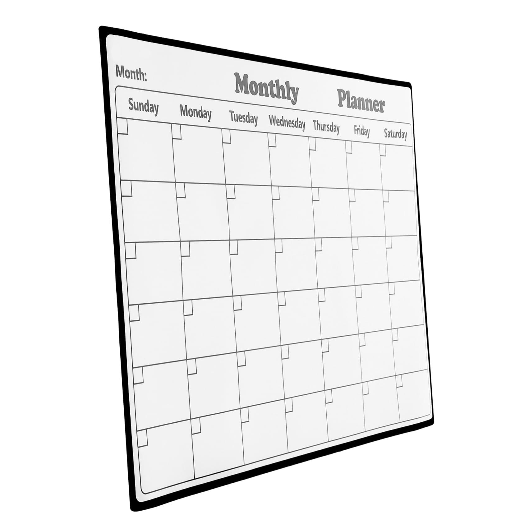 3St Kalender-Kühlschrank-Aufkleber Kühlschrankkalender magnetisch Liste Monatsplaner Whiteboard Spitze Erinnerung an den Kühlschrank Kühlschrankplanungs-Whiteboard Weich magnetisch
