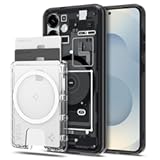 Ultra Hybrid MagFit &lpar;Zero One&rpar; Designed for Galaxy S25 Ultra Hybrid &lpar;MagFit&plus;&rpar; Wallet Card Holder &lpar;Crystal Clear&rpar;