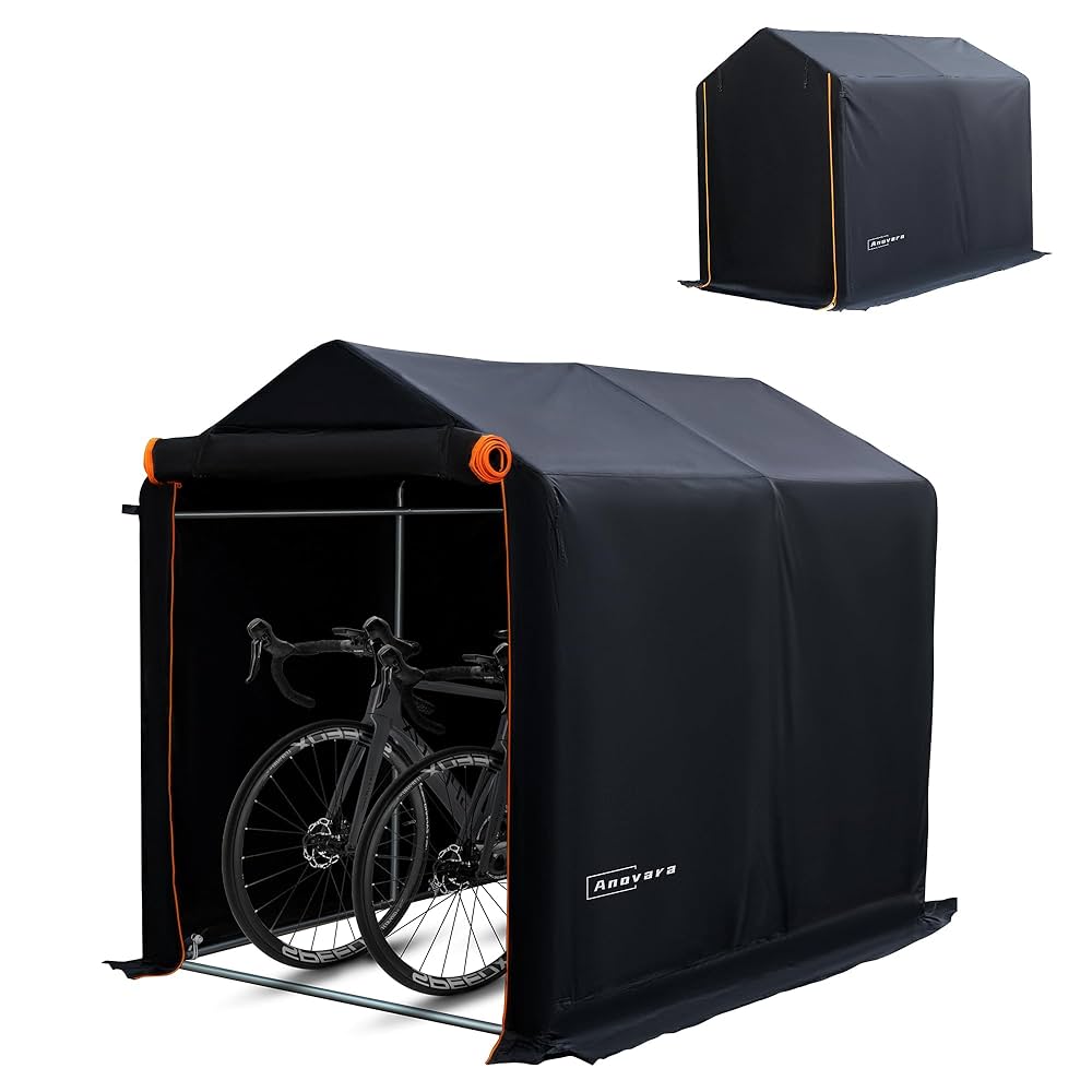 Anovara サイクルハウス バイクガレージ 1〜2台用 グレー 楽天市場】Anovara(アノヴァラ)サイクルハウスバイクガレージ