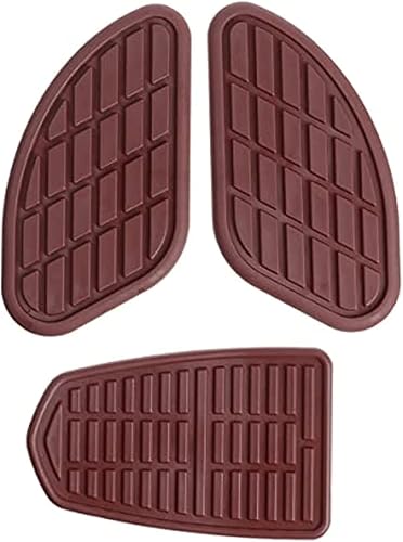 Miniatura 6 de Motocicleta Cafe Racer Tanque Tracción Pad Tanque de gasolina lateral Protector de agarre de rodilla Pegatinas Tanque de combustible, paneles