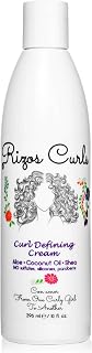 Rizos Curls Curl Defining Cream: Frizz Control, Definition & Shine for Wavy, Curly, Coily Hair Types 1a-4c | Sulfate & Paraben Free
