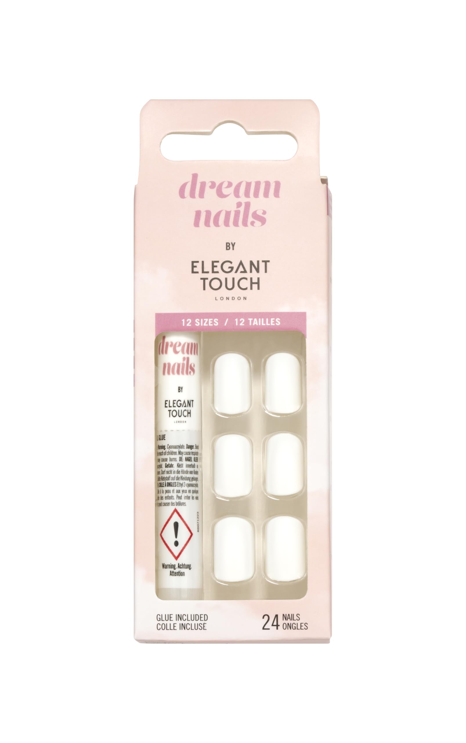 Elegant Touch Dream Nails - White