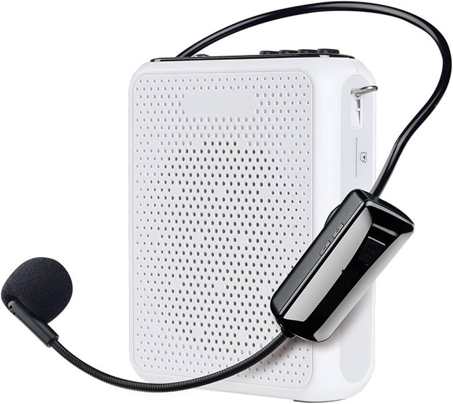 NHJYKJ Amplificador De Voz De Transmisión Inalámbrica Takstar E300w Sistema de megafonía con micrófono y Altavoces (Color : White)
