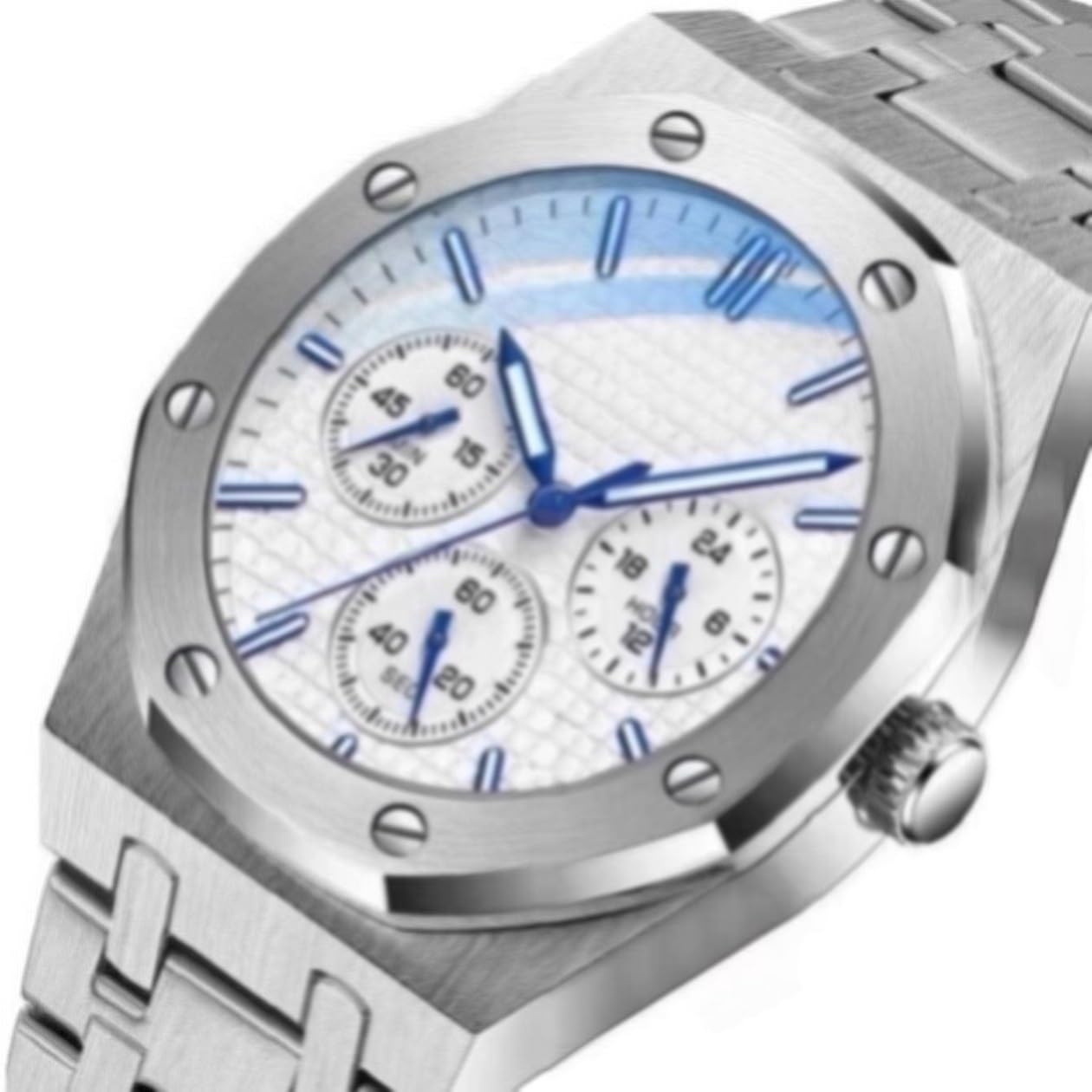 Acnos Stainless Steel Premium Brand Square Analog Silver Dial Silver Case Silver Belt Unisex Watch Hblt-02, Silver Band (B0CS9Y4PWX) Amazon Price History, Amazon Price Tracker