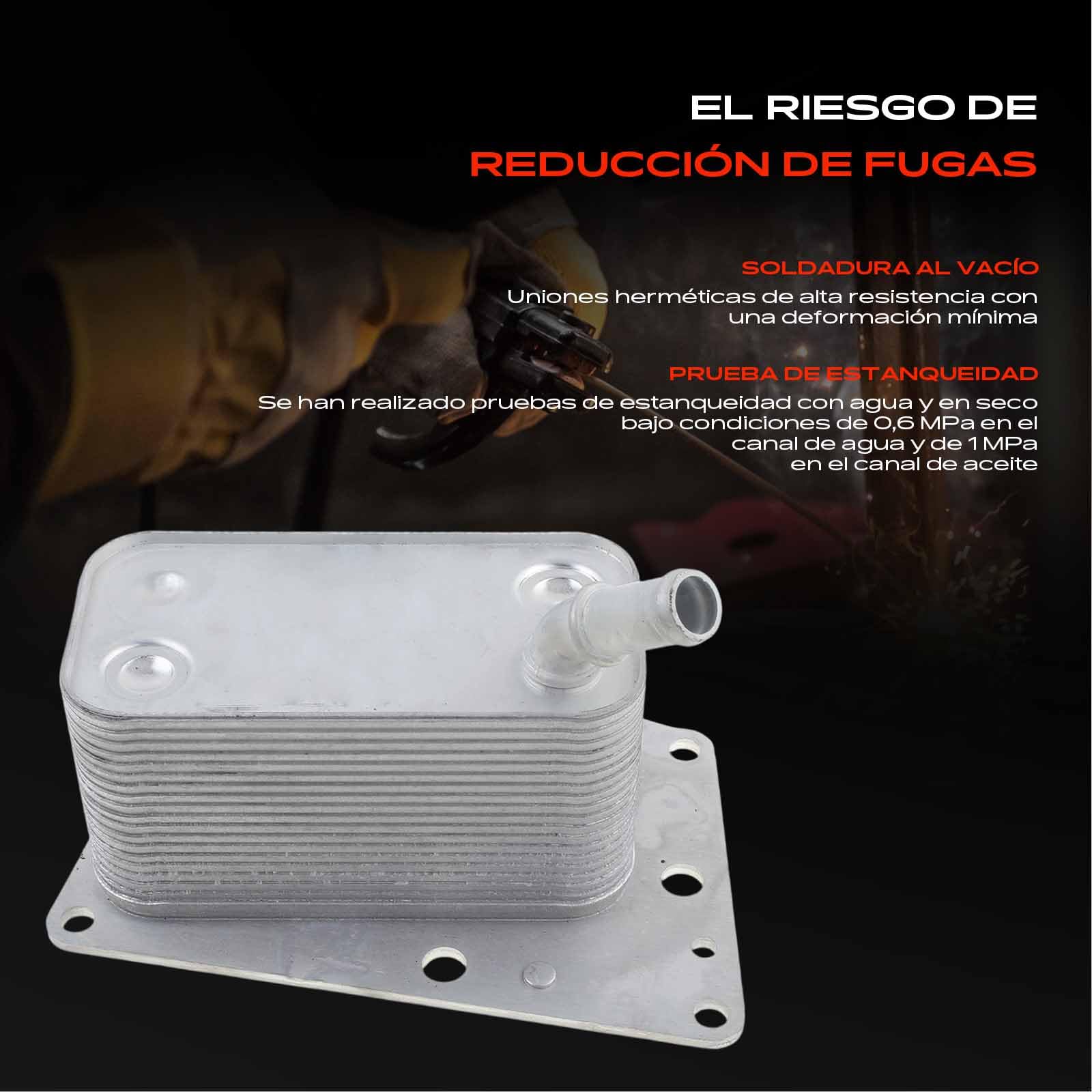 Frankberg Enfriador de aceite de motor 5989070231 | Compatible con: Astra H GTC A04, Vagón BLS, Astra H Twintop A04, 9-3 Familiar E50, Vectra C CC Z02, Caravana Astra H A04