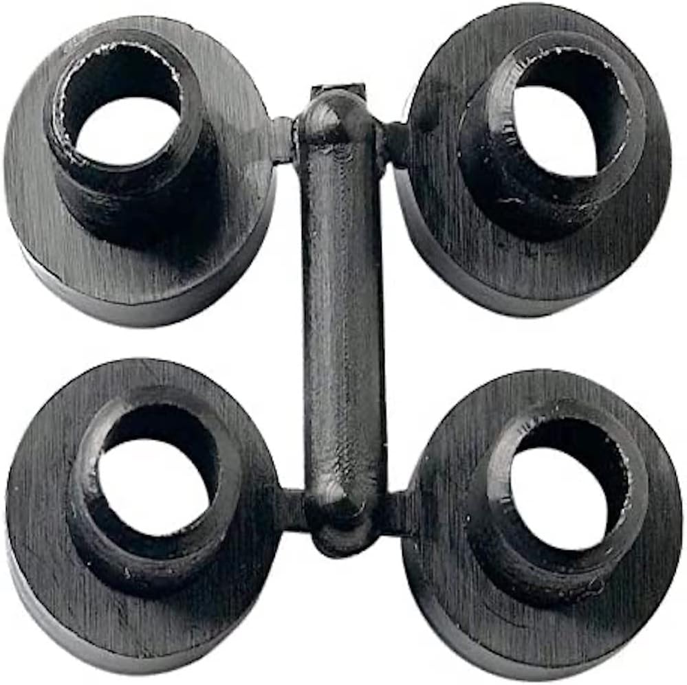 Merriway BH03857 (16 Pcs) Mirror Screw Protective Washer - Pack of 16 Pieces