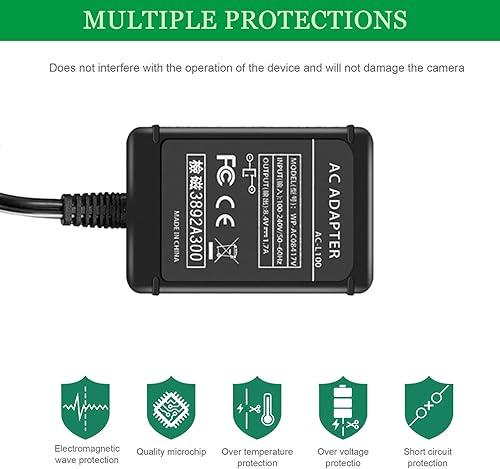 Miniatura 5 de Gonine AC-L100 para Sony Handycam Camcorder Charger, apto para cámaras Sony CCD-TRV108 CCD-TRV308 CCD-TRV118 CCD-TRV128 CCD-TRV138, repuesto para