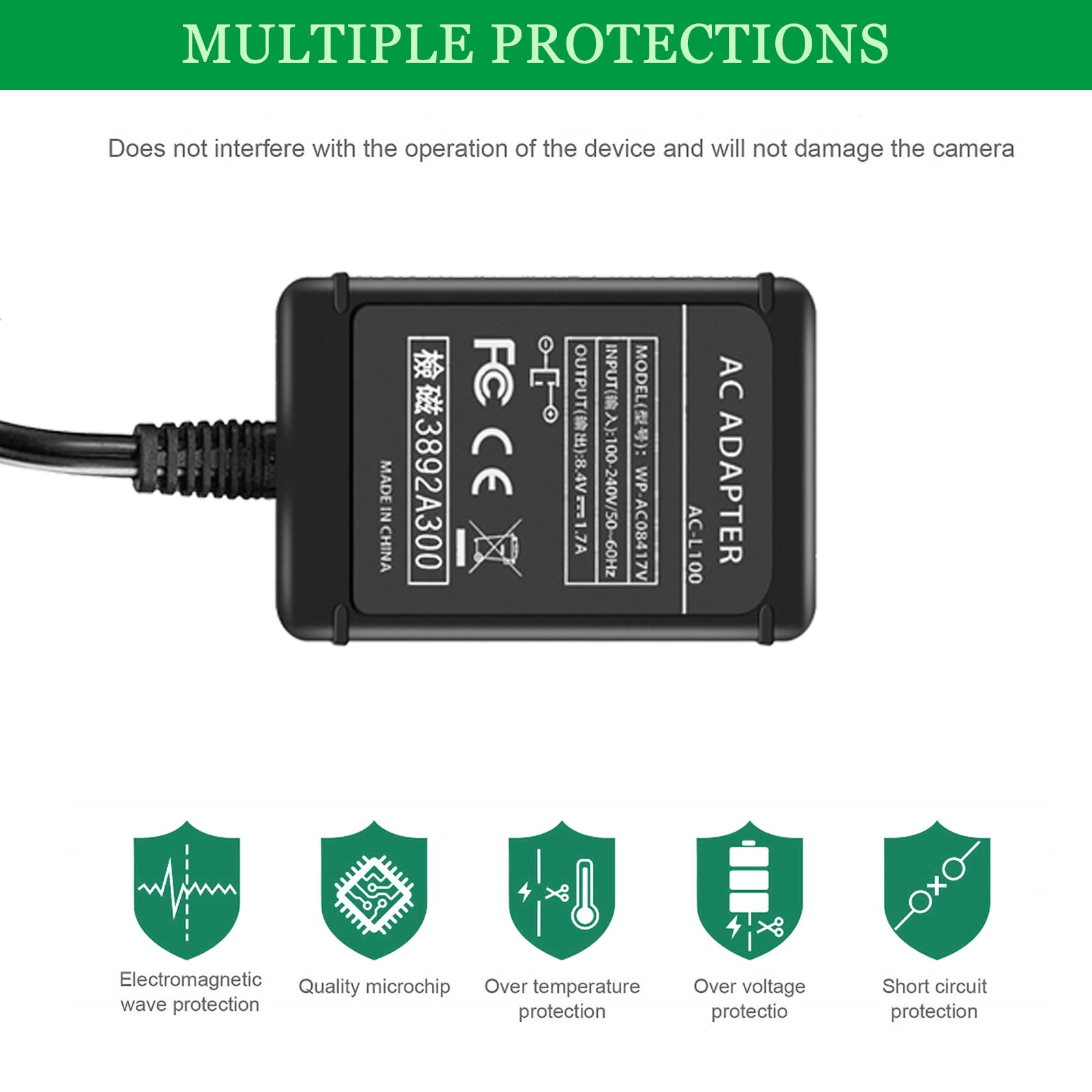 Amazon.com : Gonine AC-L100 for Sony Handycam Camcorder Charger