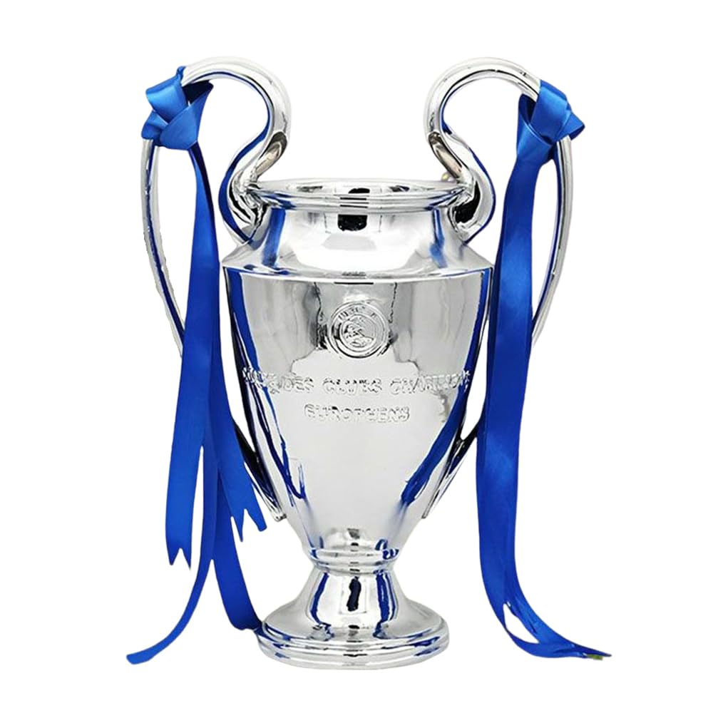 Trophée des Champions d'europe De Football Trophées De Football Objets De Collection De Fans Décorations De Bureau À Domicile De Bar,16cm/6.3in