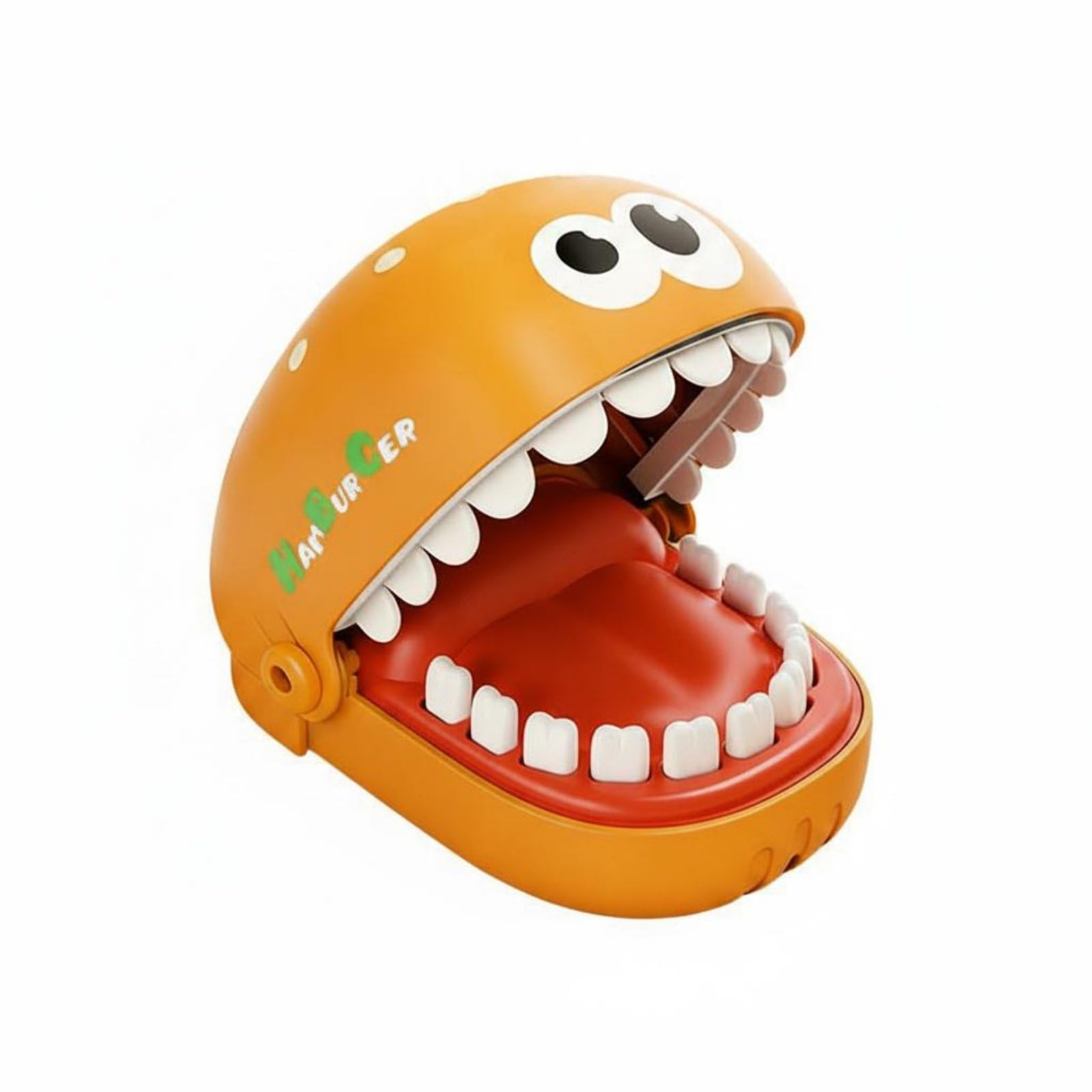 Parent-Child Interaction Crocodile Chomp Game Stress Relief Crocodile Biting Finger Game Gift Idea Finger Biting Toy No Assembly Required for Families, Kids, Party, Desk, Burger-image-13