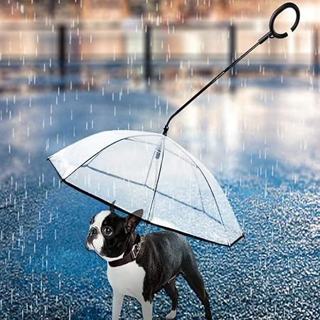 Amazon ペット用傘 ペット用品 レイングッズ アンブレラ 犬用傘 雨具 透明雨の日に散歩 リード接続 チェーンイ付き 超撥水 風邪防止 猫用 小型犬 中型犬 アオハウオ Awhao レインコート ライフジャケット 通販