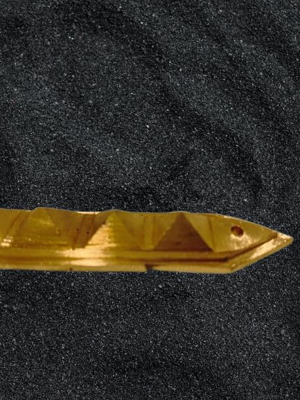 Copper Pyramid Divider Patti Strip for Partition and Dividing South Facing House & Office Vastu Remedies Size - 5.25 Inch