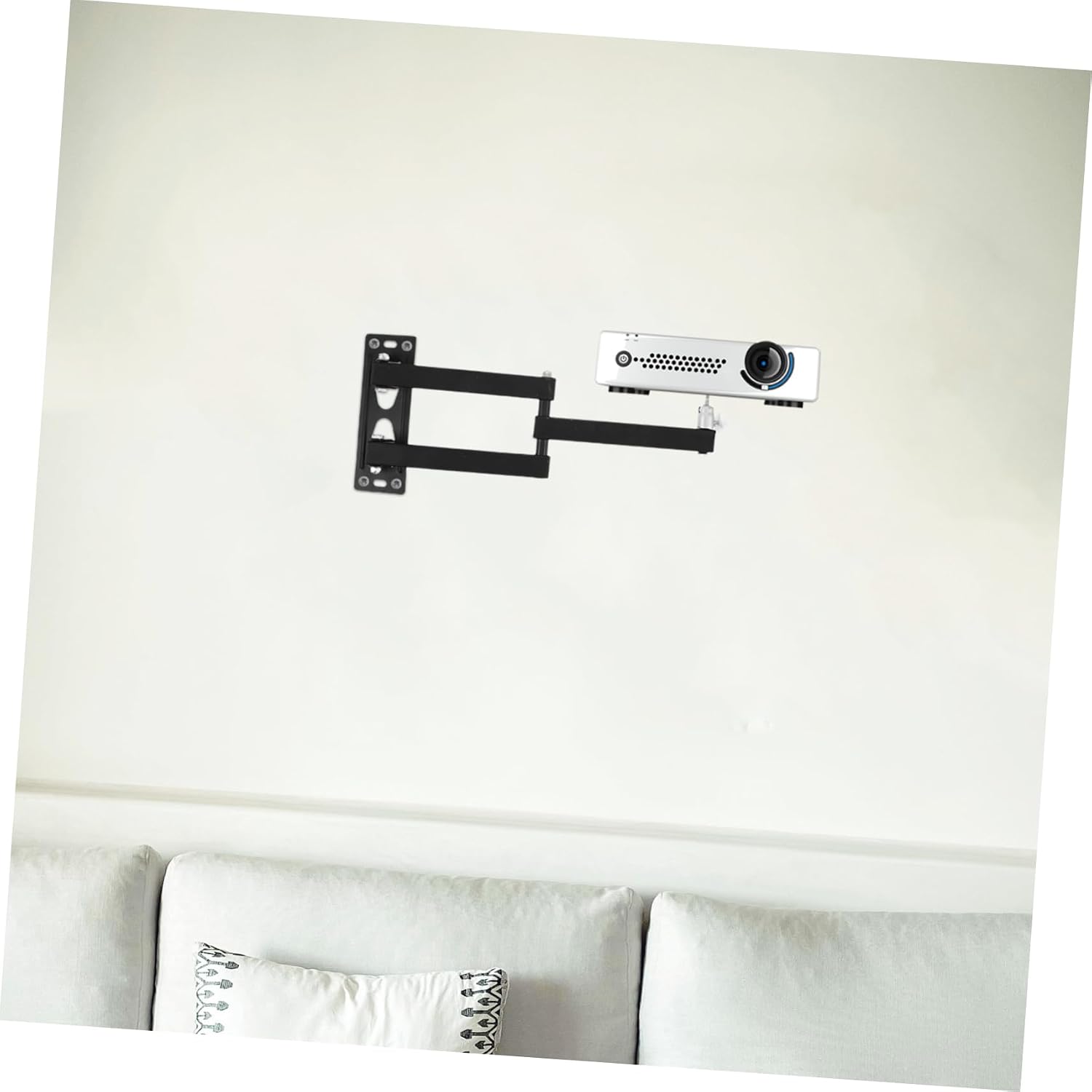 Gadpiparty Universal Projector Bedside Holder Wall-Mount Bracket Adjustable Phone Mount for Ceiling Screen