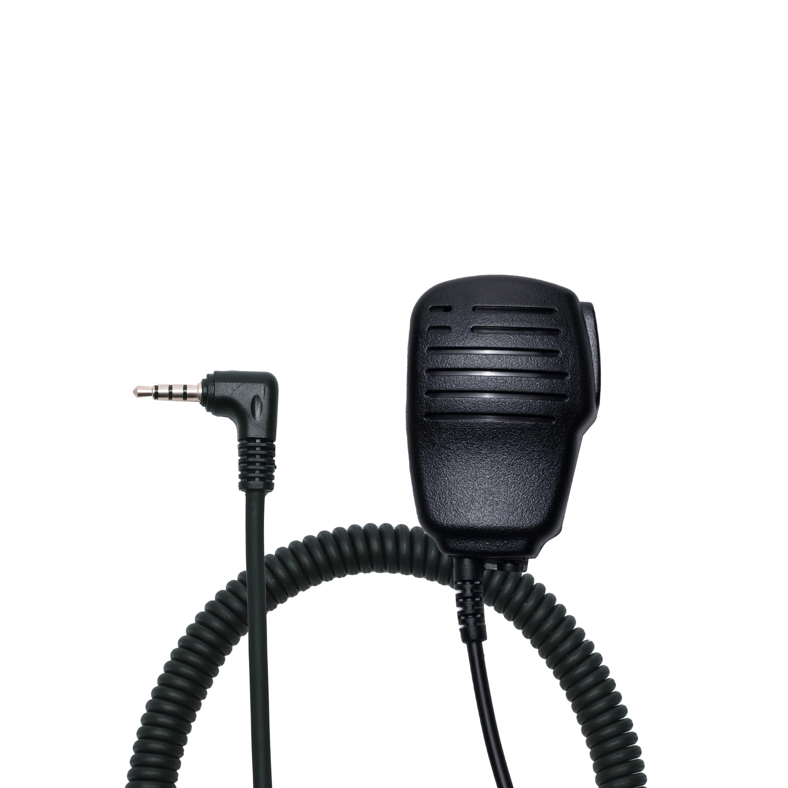 Shoulder Speaker Microphone Compatible with Yaesu/Vertex FT-60R VX-1R VX-2R VX-3R VX-5R, 360° Rotating Stainless Steel Clip, Side PTT, 3.5mm Audio Jack — view 4