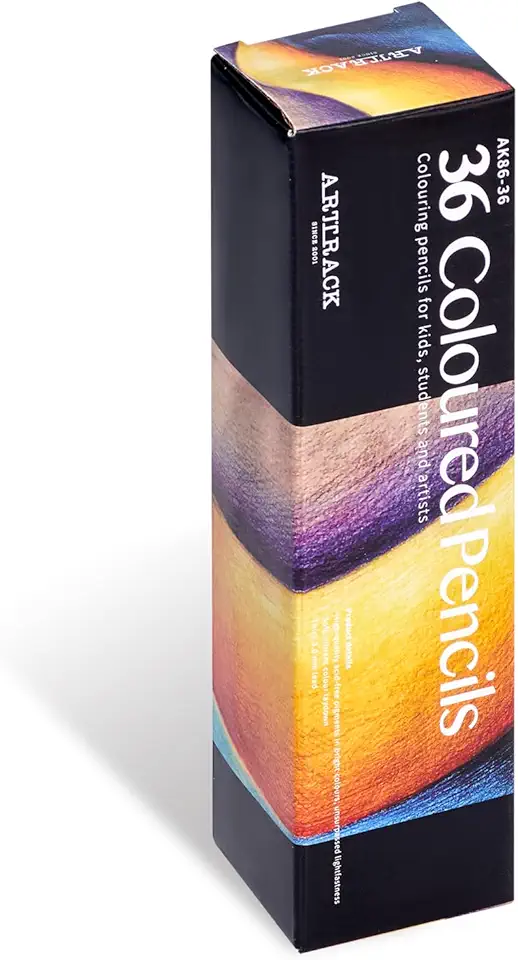 Lápis de cor – Lápis de desenho artístico de 36 cores com núcleos macios à base de óleo para livros de colorir para adultos, materiais de arte pré-afiados para desenho, esboços, mistura