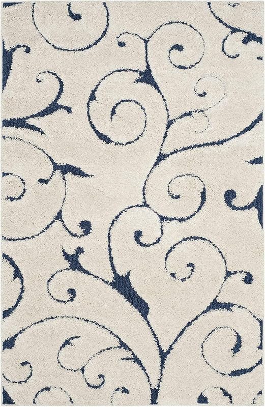 Image of F & B Rugs Luxurious Luck high Density Thick & Soft Shaggy Carpet Microfiber 2 Inch Pile Height 12 x 15 feet