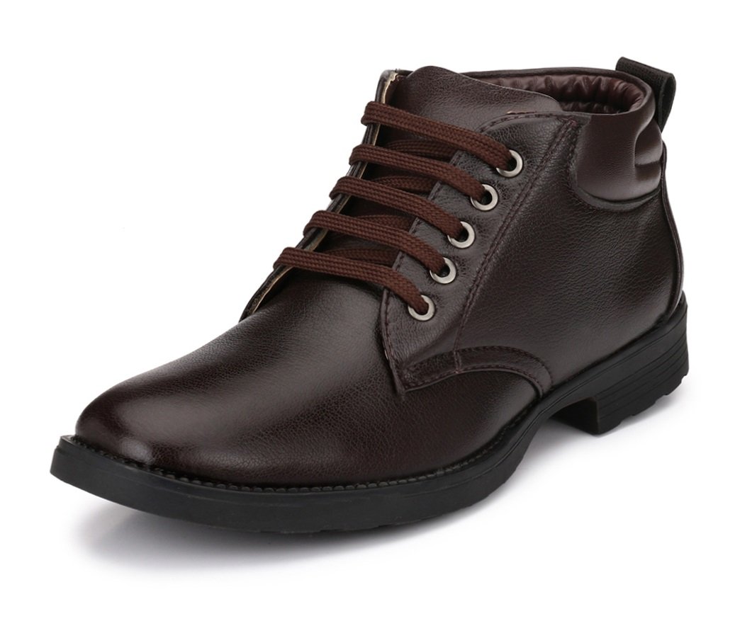 MactreeMen's Premium Mid Top Formal Lace-Up Shoes -28005