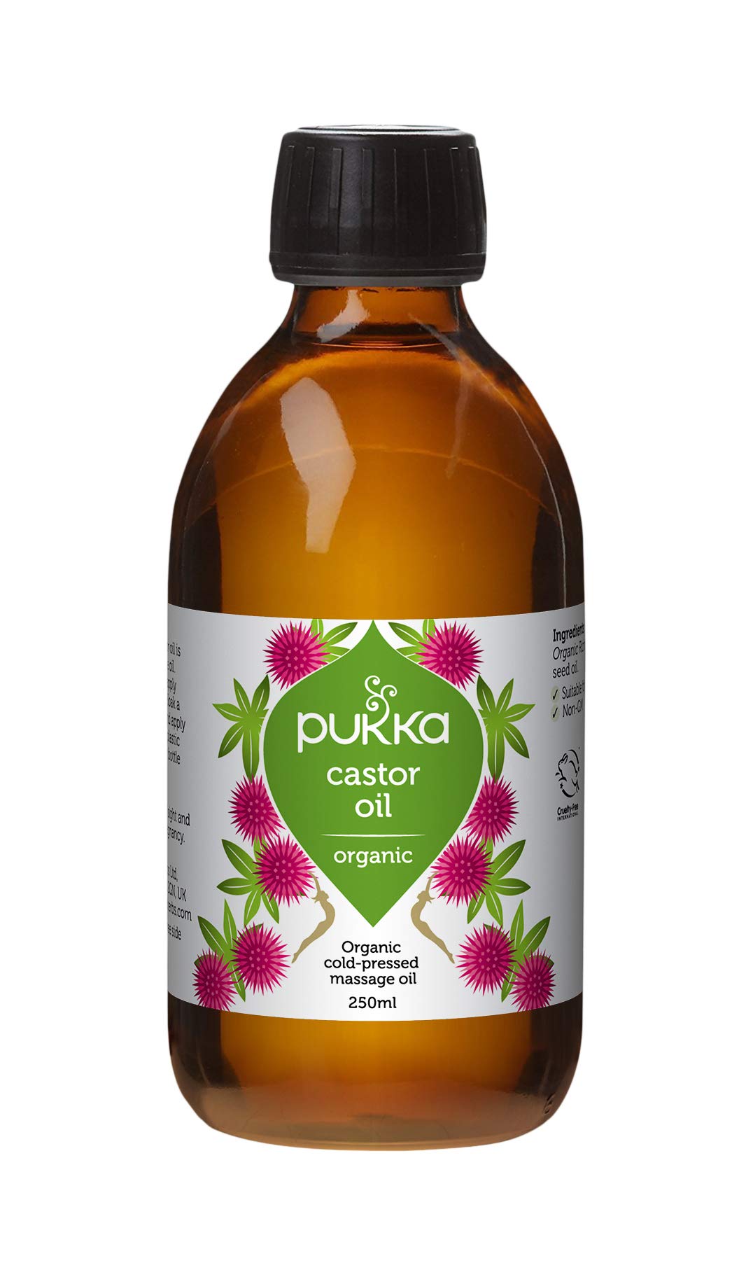 Pukka Herbs Organic Cold Pressed Castor Oil, 100 Pure and Natural Hair