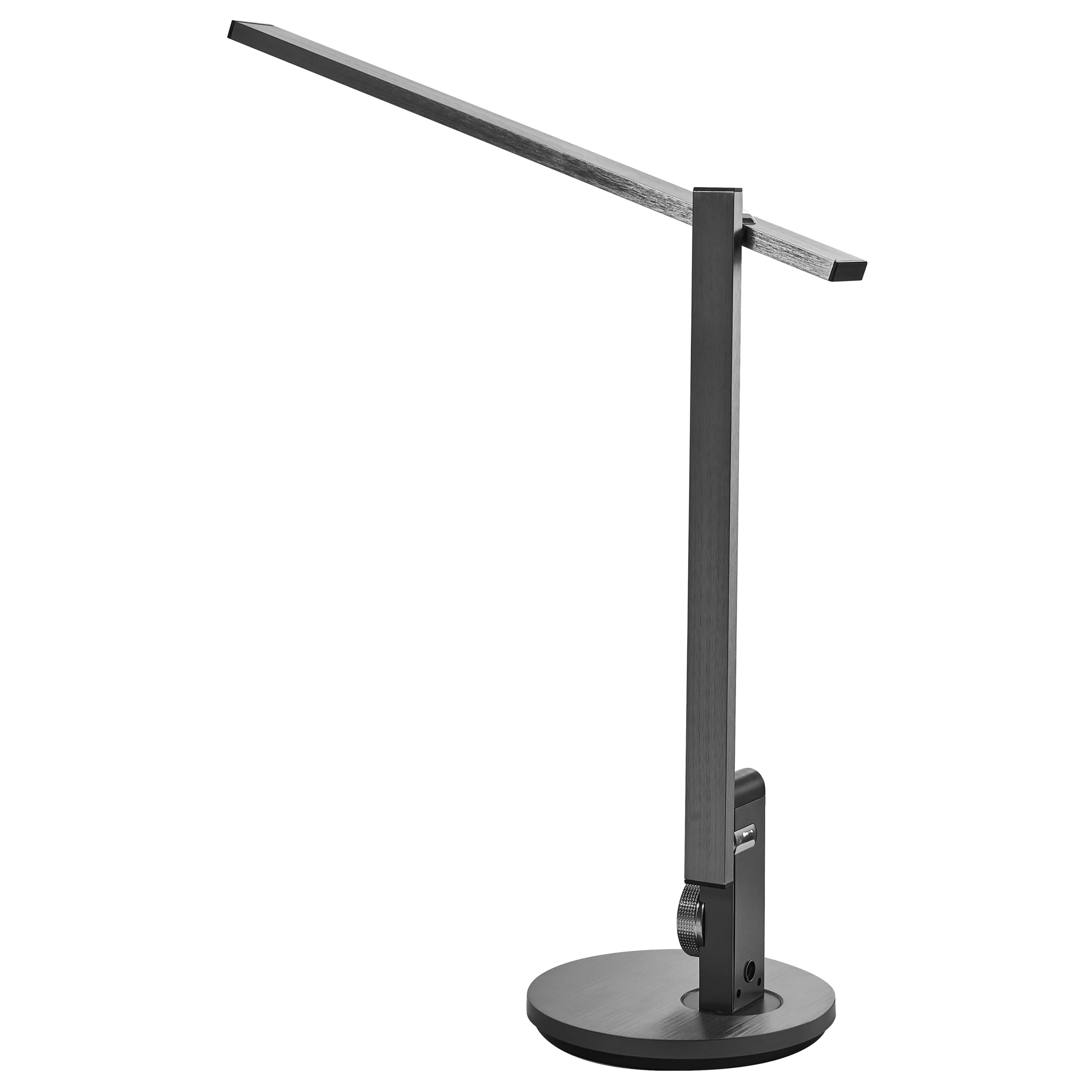 Beliani Schreibtischlampe LED grau verstellbar dimmbar modern für Homeoffice Cetus