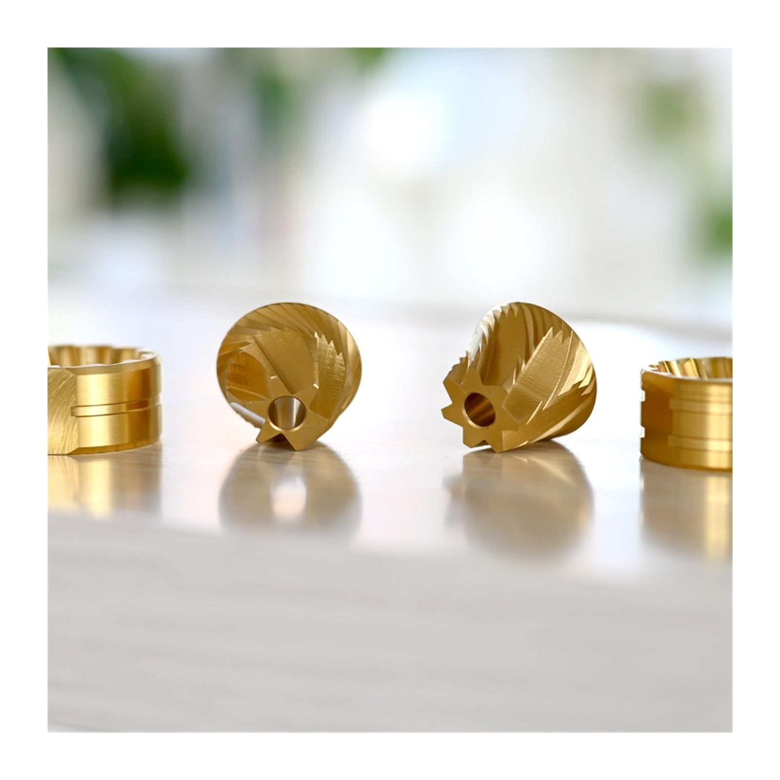 Muelas De Acero Inoxidable 420 De 38 Mm Con 7 Núcleos (6 Núcleos), Compatibles Con Timemore Chestnut, C/C2/C3/C3s/Slim Efficiency Manual Grinder.