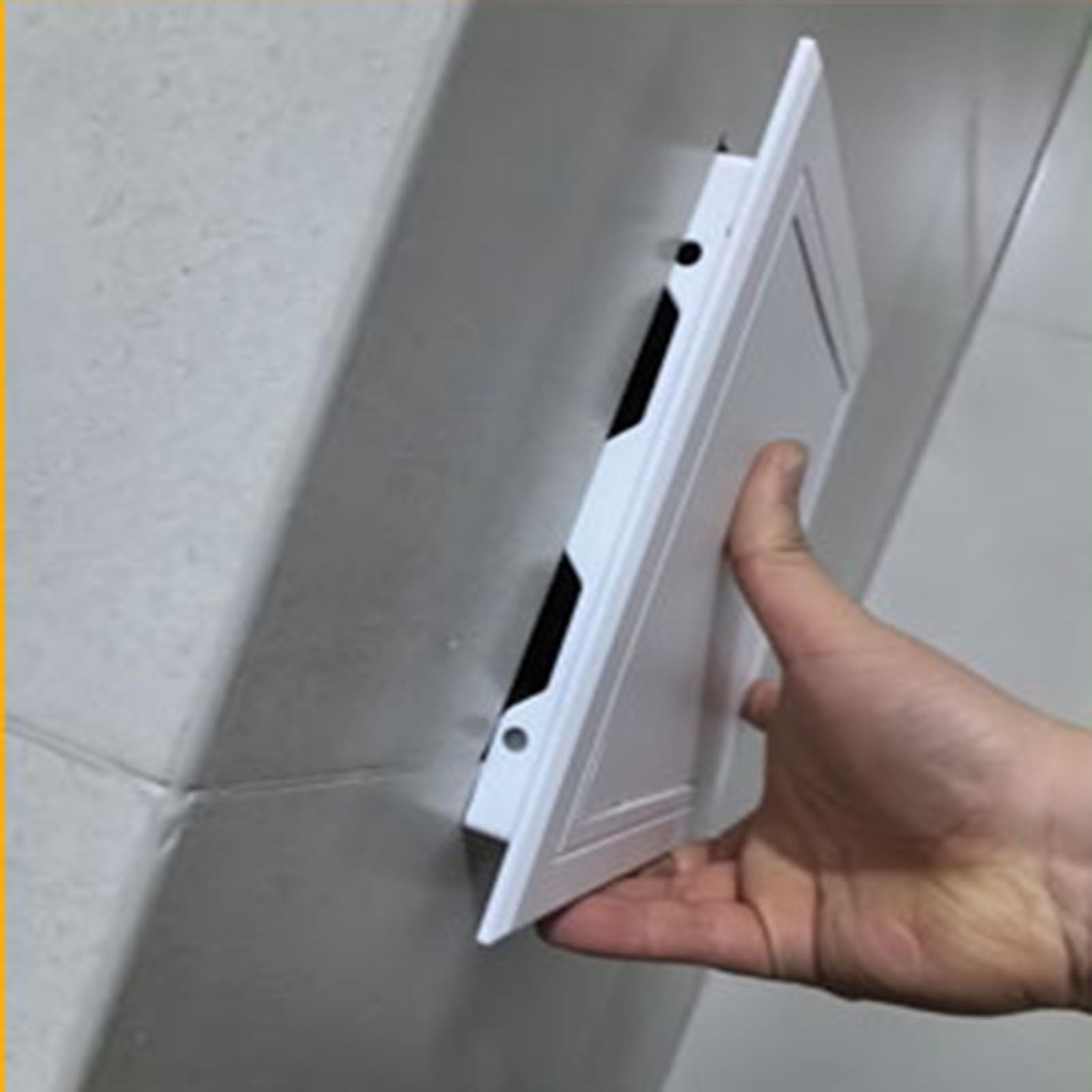 Panel de acceso de fontanería: escotilla de inspección de PVC, montaje empotrado para una fácil instalación, duradero y versátil para un acceso rápido a las líneas de fontanería