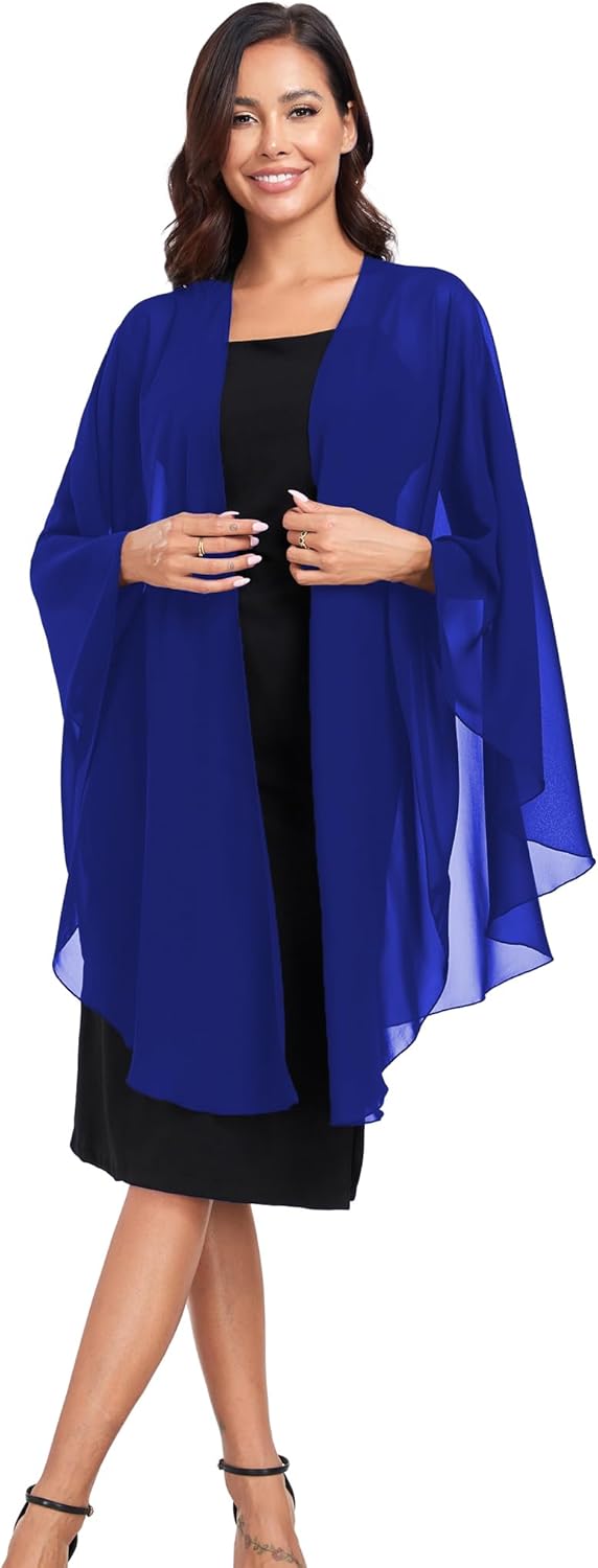 Shawls Wraps for Evening Wedding Party Chiffon Scarf Soft Bridal Wraps Wedding Guest Shawl Coverage - Image 4