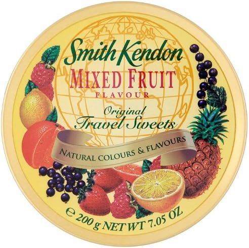 Smith Kendon Mixed Fruit Original Flavour Travel Sweets 200 G Pack Of 12 Amazon Co Uk Grocery