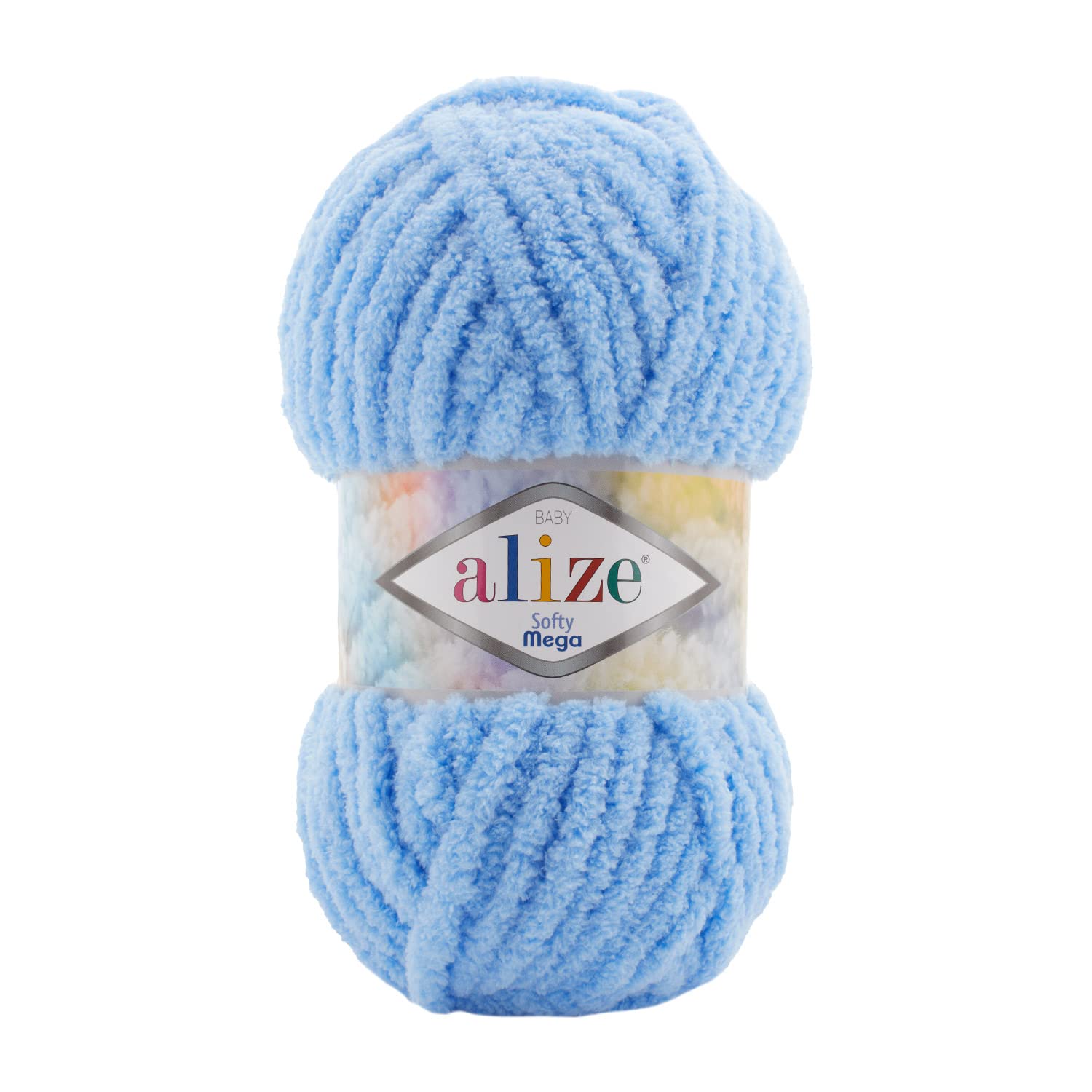 Alize Softy Mega Chunky Blanket, Scarf, Baby Knitting Crochet Yarn 100g Ball (5, 40SM) — image 1