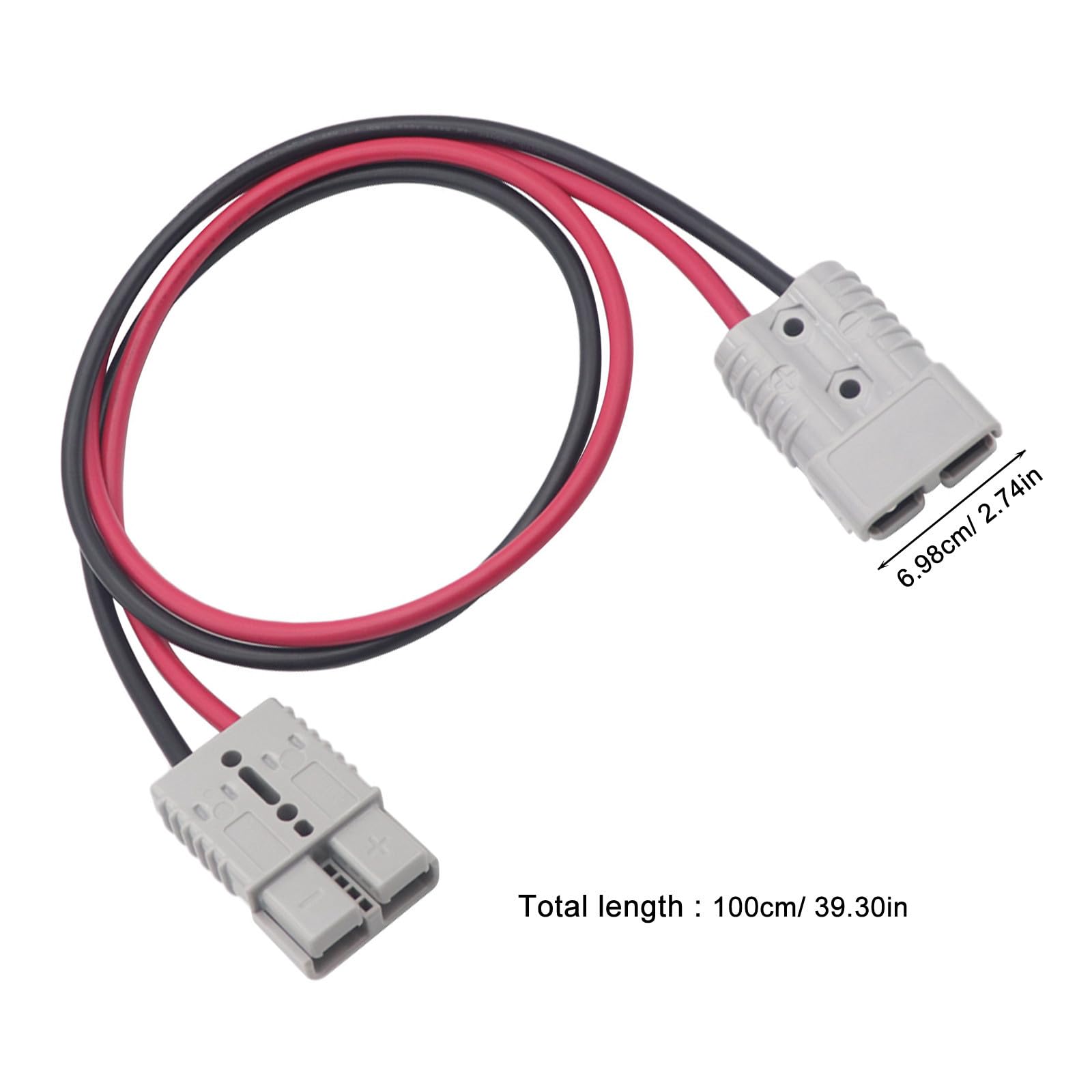 Lurrose Cable Positivo Batería 175a 6 Awg 1 Metro Aislamiento de Abs y Goma para Instalación Flexible en Vehículos Rv y Carretillas Elevadoras